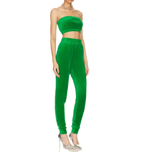 SUPERDOWN Penelope Velour Pant Set