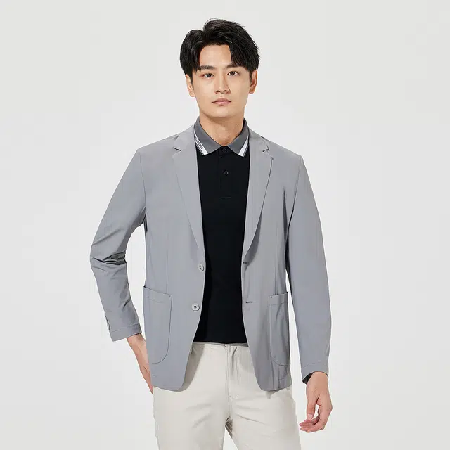 利郎 商务休闲纯色质感简约百搭防紫外线夏季防晒服 男款