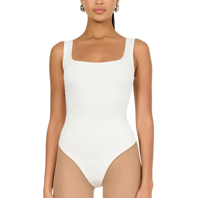 NAKED WARDROBE Sculpt Tank Scoop Bodysuit NW