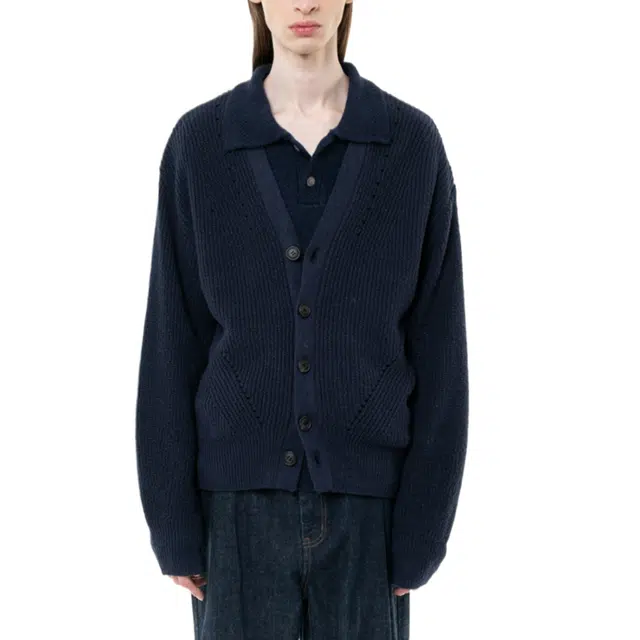 BESLOW LOW GAUGE BULKY SHORT CARDIGAN