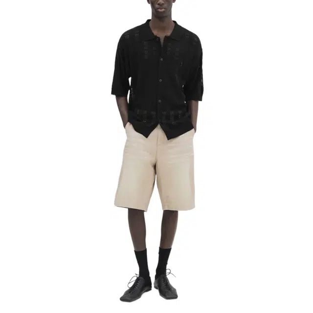 BESLOW WASHED DENIM SHORTS