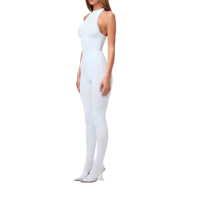 NAKED WARDROBE Racerback Bodysuit Naked