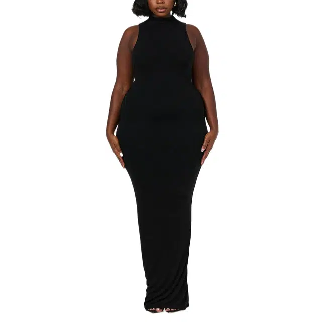 NAKED WARDROBE NW Sleeveless Maxi Dress Curve