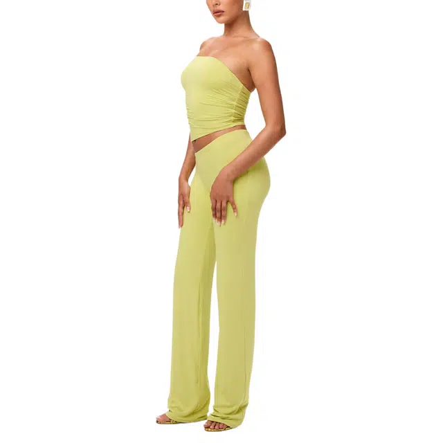 NAKED WARDROBE Asymmetric Bootcut Pant Smooth