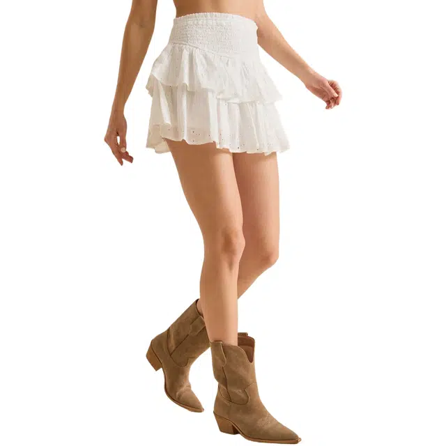 ALTAR'D STATE Cody Eyelet Mini Skort