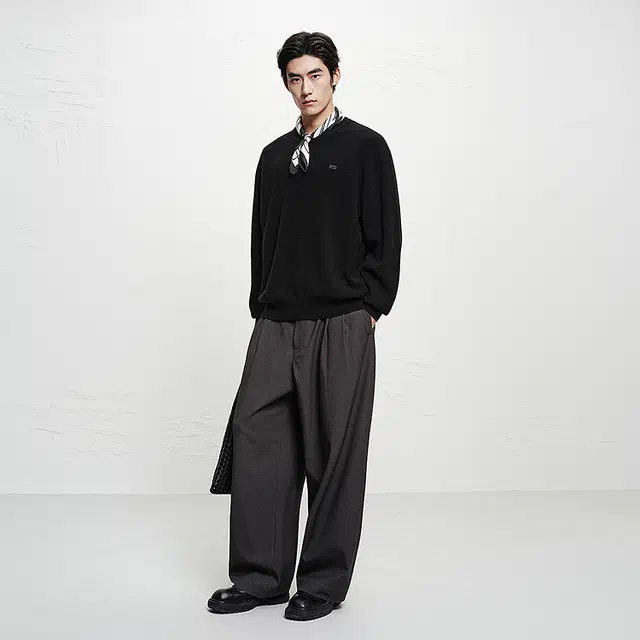 PEACEBIRD MEN Wool Pullover Sweater