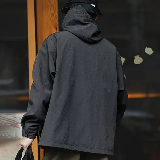 格蓝鹿 潮牌港风潮流夹克外套 男女同款 灰色