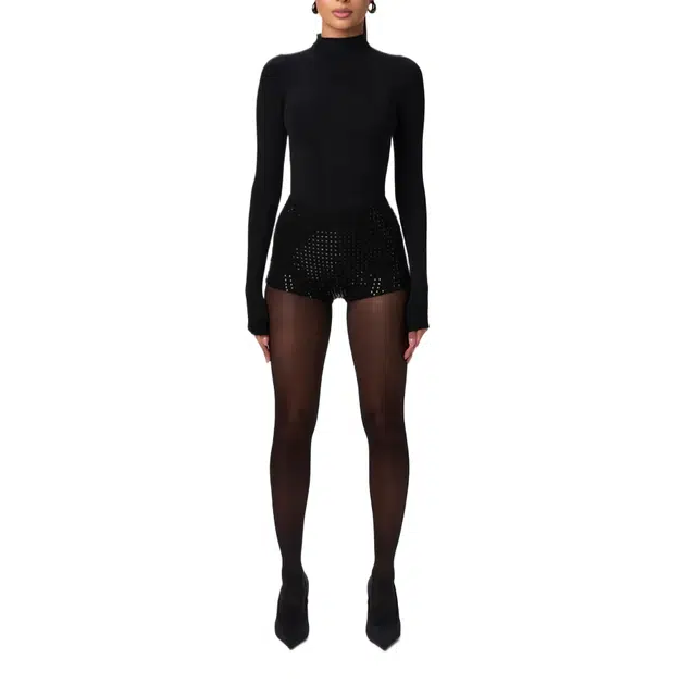 NAKED WARDROBE Crystal Hot Pants