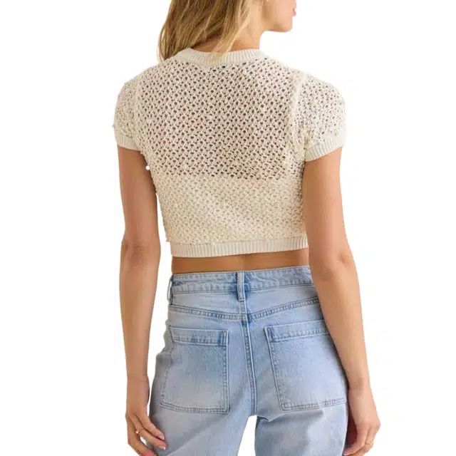 ALTAR'D STATE Knit Cropped Sweater