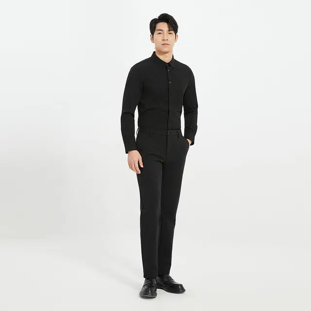 利郎 品位商务尖领印花质感百搭休闲通勤秋季衬衫 男款