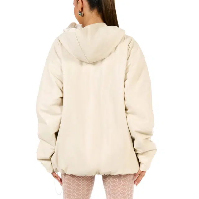NAKED WARDROBE Hoodie Vegan Leather