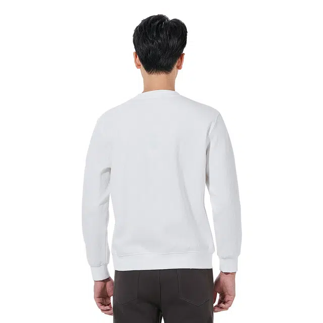 利郎 商务休闲肌理提花圆领简约百搭长袖卫衣 男款