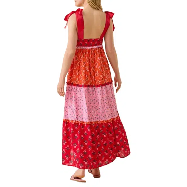 ALTAR'D STATE Kourtney Floral Tiered Maxi Dress