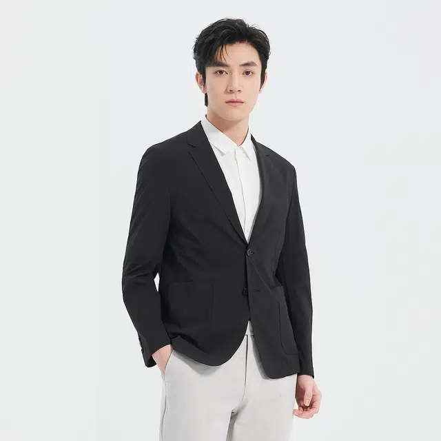 利郎 商务休闲纯色质感简约百搭防紫外线夏季防晒服 男款