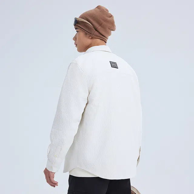 美特斯邦威 舒适百搭设计感格子衬衫式夹克外套 男女同款