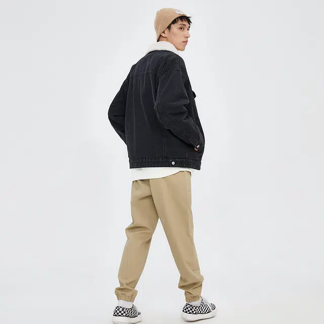 美特斯邦威 保暖复古外套棉服 男款