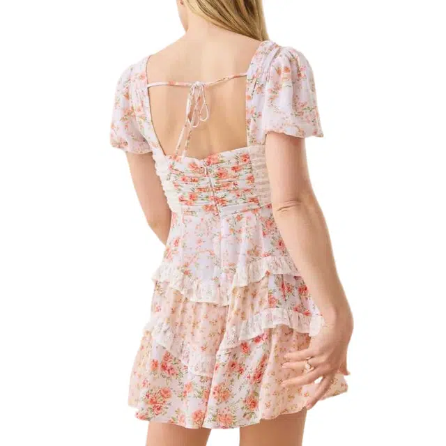 ALTAR'D STATE Floral Mini Dress Aderny