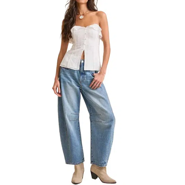 ALTAR'D STATE Adrienne Embroidered Tube Top