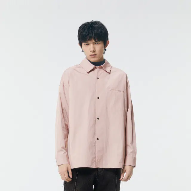 速写 简约通勤休闲长袖衬衫 男女同款