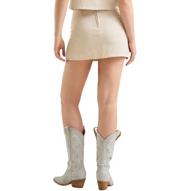 ALTAR'D STATE Abby Linen Skort