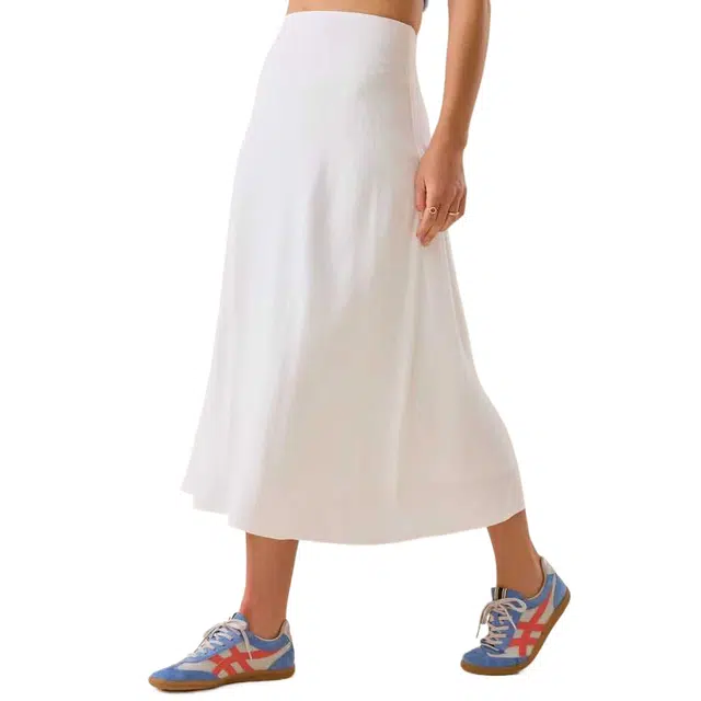 ALTAR'D STATE Linen Midi Skirt Lorrie