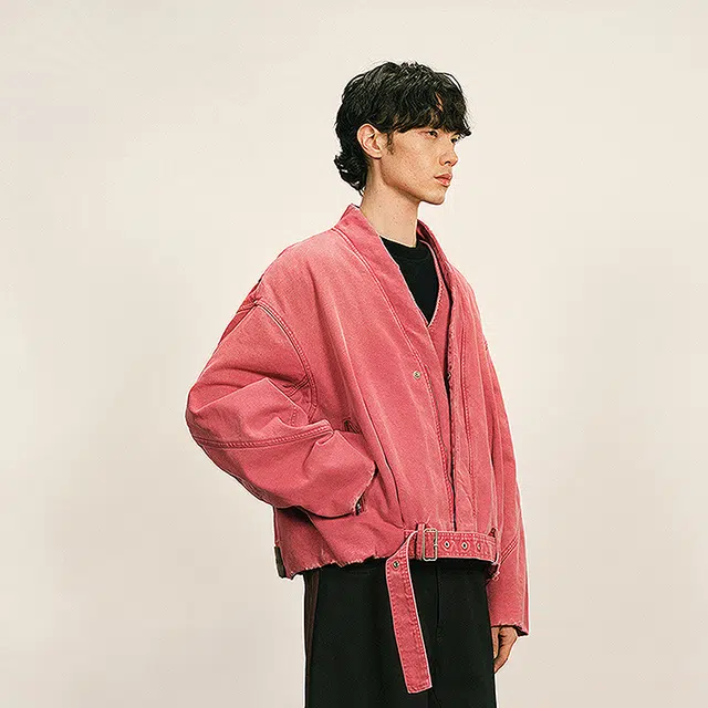速写 棉衣长袖复古时尚舒适休闲个性简约棉服 男款