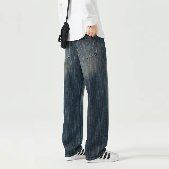 海尔斯 复古简约百搭时尚潮流牛仔裤 男款