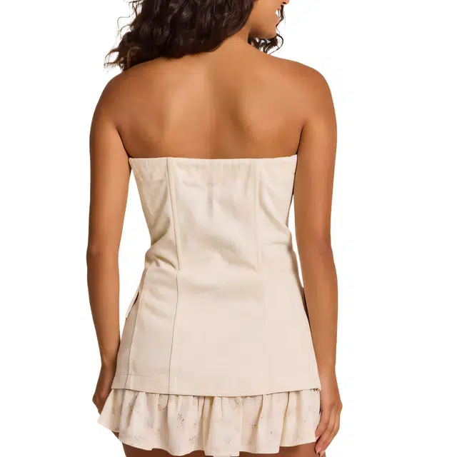 ALTAR'D STATE Samantha Denim Tube Top