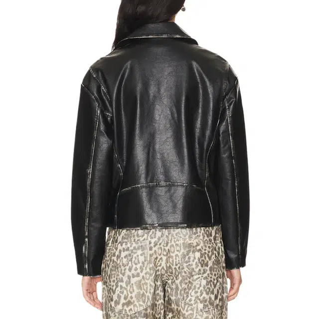 SUPERDOWN Lana Faux Leather Jacket