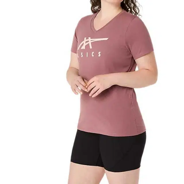 Asics STRIPES V-NECK T