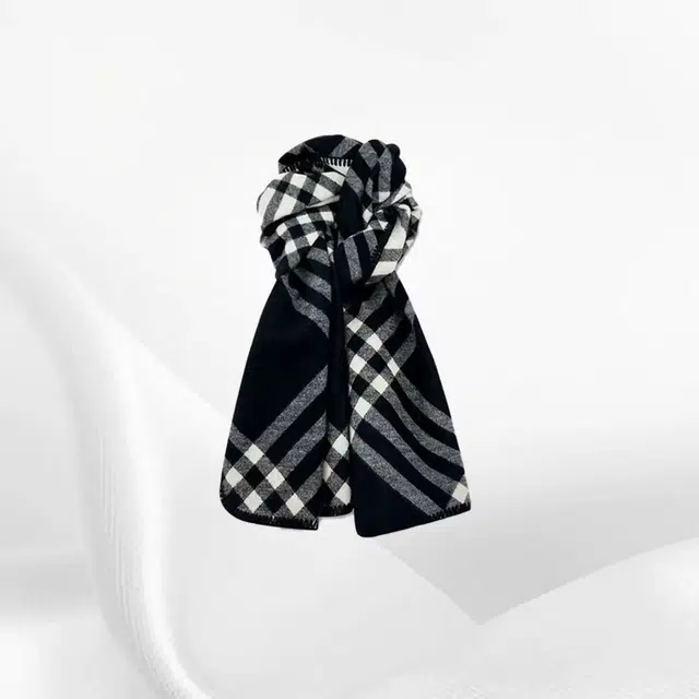 恩僾德 经典高级感加厚保暖 聚酯纤维 绒线围巾 男女同款情侣款