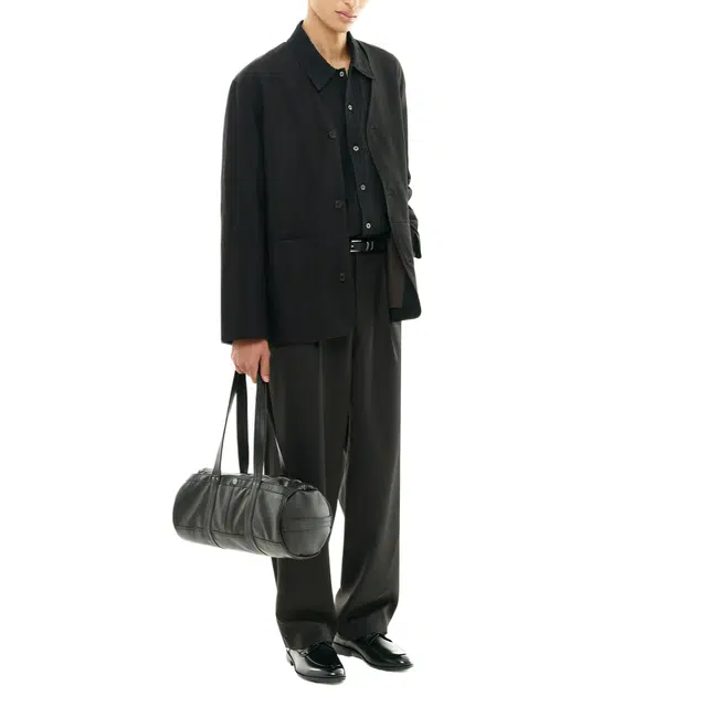 BESLOW WO TUCK TAPERED PANTS