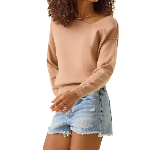 ALTAR'D STATE Camilla Assymetrical Sweater