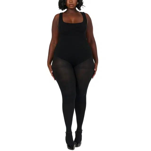 NAKED WARDROBE NW Sculpt Tank Scoop Bodysuit Curve