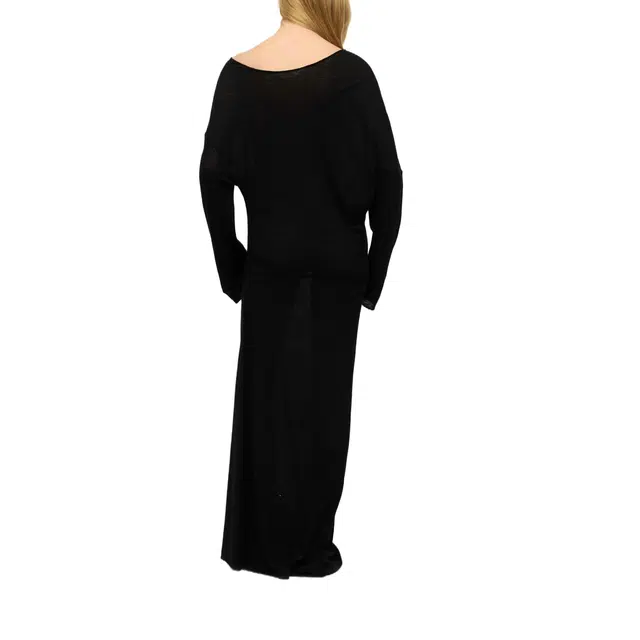 RUOHAN JET BLACK COBIA DRESS PREAW25