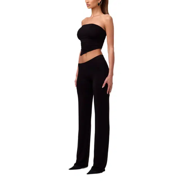 NAKED WARDROBE Smooth Asymmetric Tube Top NW