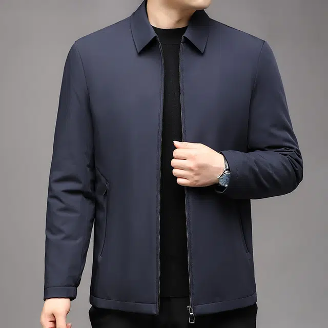 太子龍 商务行政大衣外套简约百搭翻领设计夹克 男款