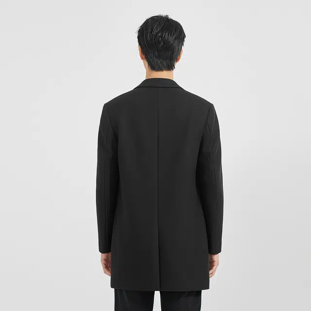 利郎 热燃科技商务休闲中长款冬季毛呢大衣 男款
