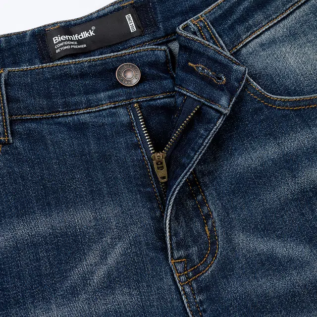 比音勒芬 弹力休闲个性复古亲肤牛仔裤 男款