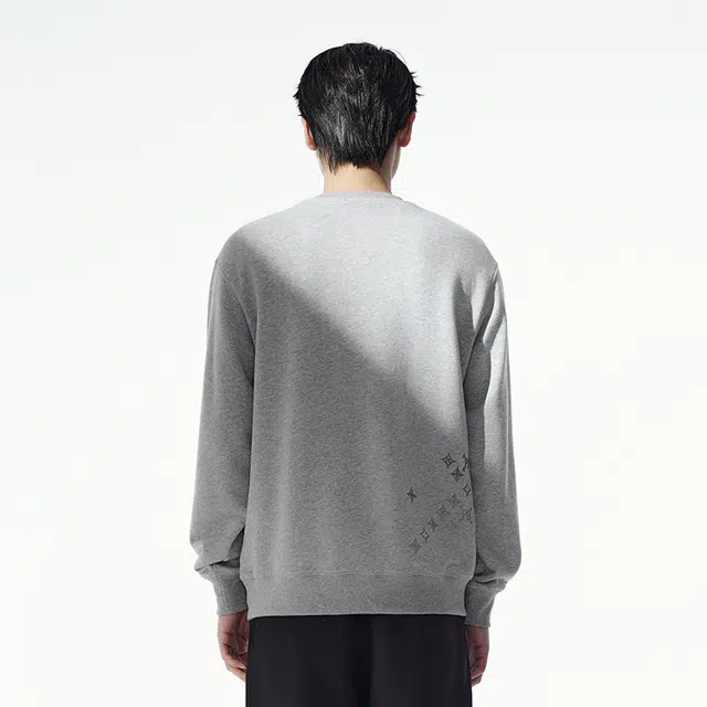 PEACEBIRD MEN Star Print Sweatshirt