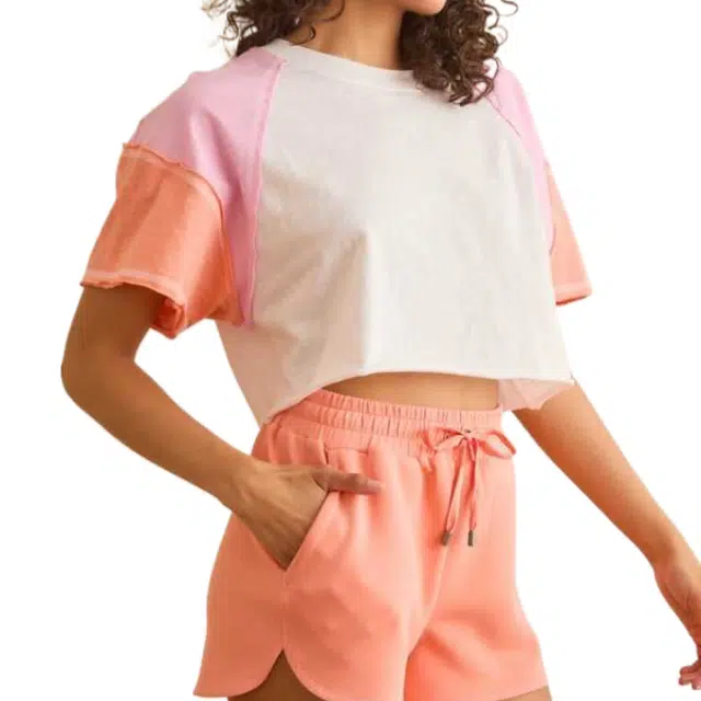 ALTAR'D STATE Ace Color Block T