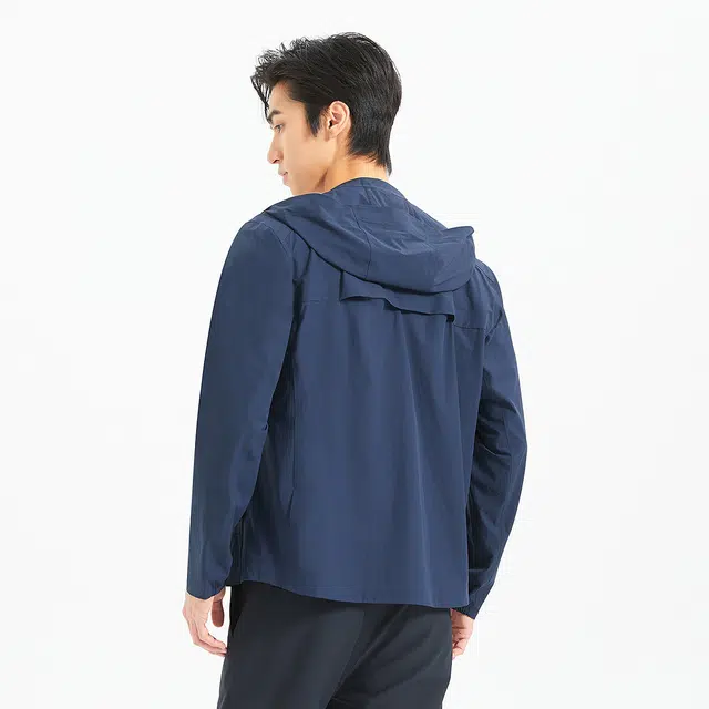 利郎 时尚都市凉感连帽轻薄防紫外线百搭舒适防晒服 男款