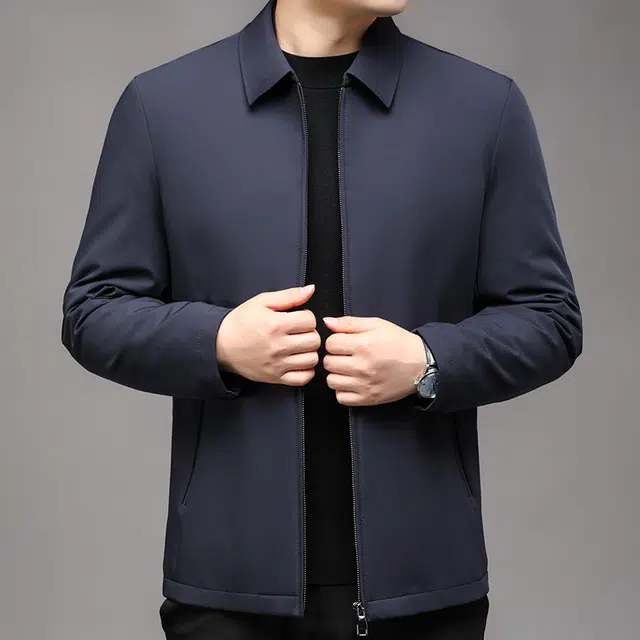 太子龍 商务行政大衣外套简约百搭翻领设计夹克 男款