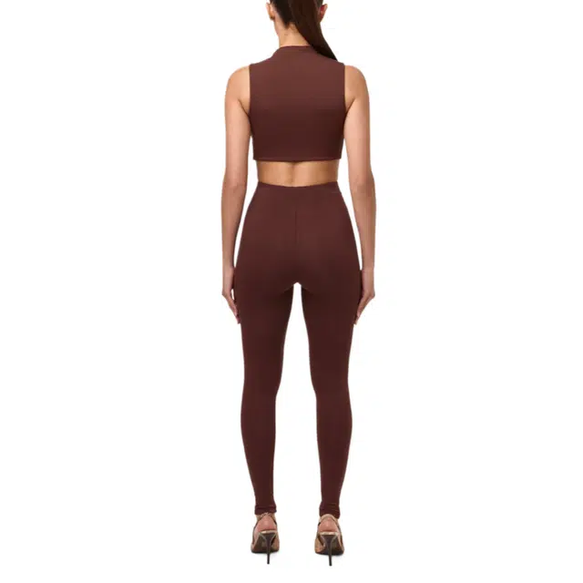 NAKED WARDROBE Sleeveless Crop Top NW