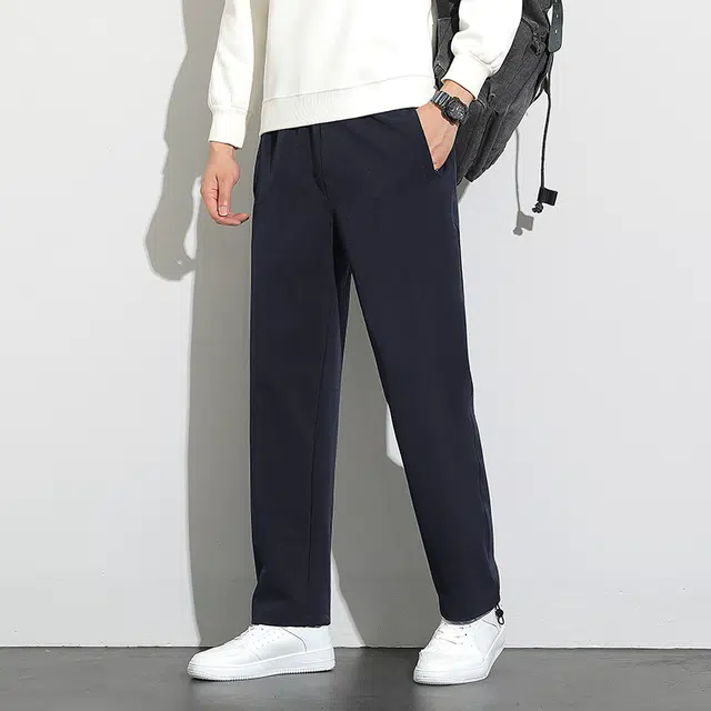 金盾 潮流纯色合身卫裤长裤休闲裤 男款