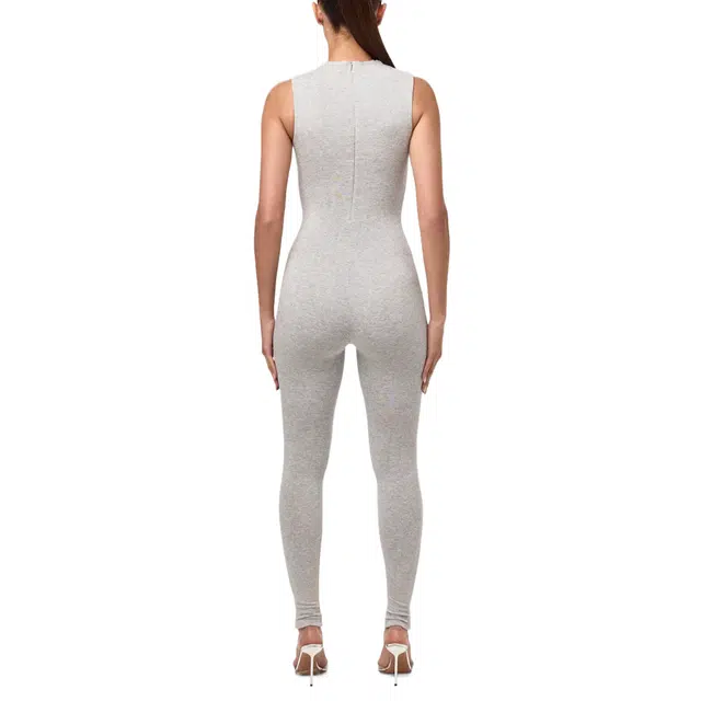 NAKED WARDROBE Sleeveless Sculpt Jumpsuit NW