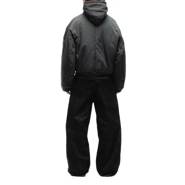 NOFAITH STUDIOS FENCING WAFFLE BOMBER JACKET