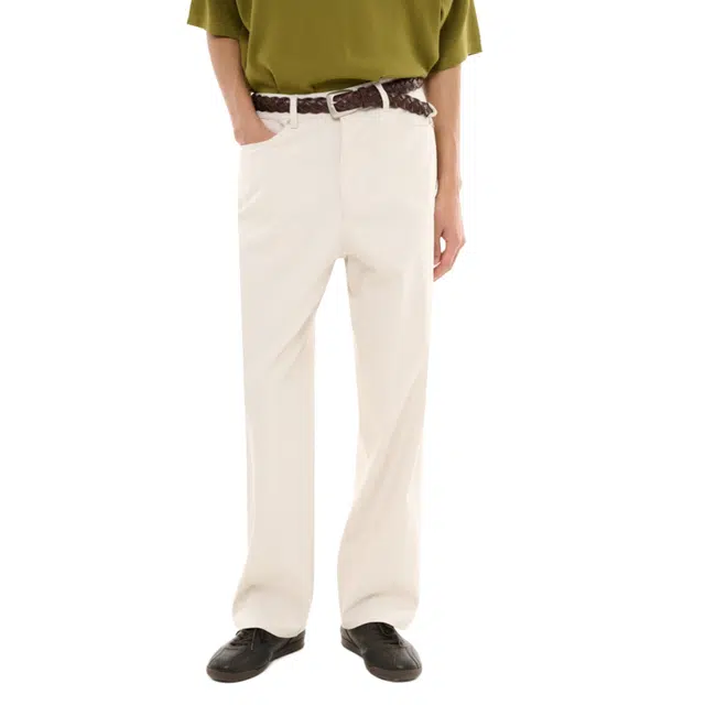 BESLOW LINEN BLENDED EASY PANTS