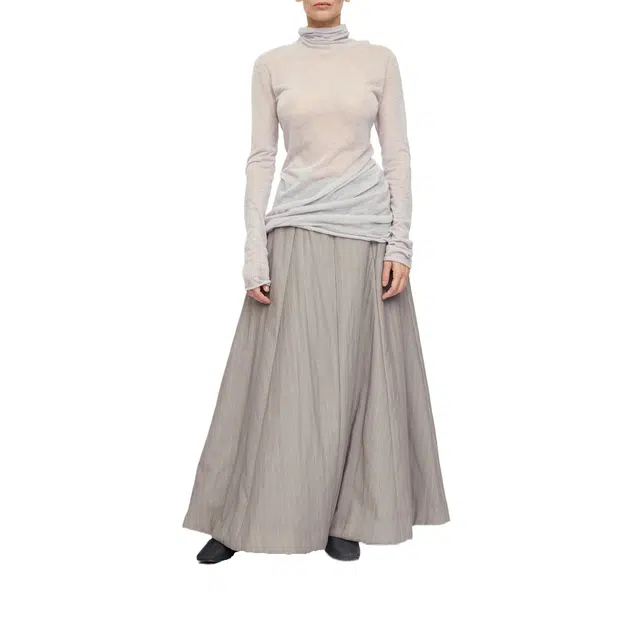 RUOHAN FOG FROST TURTLE NECK TOP AW25