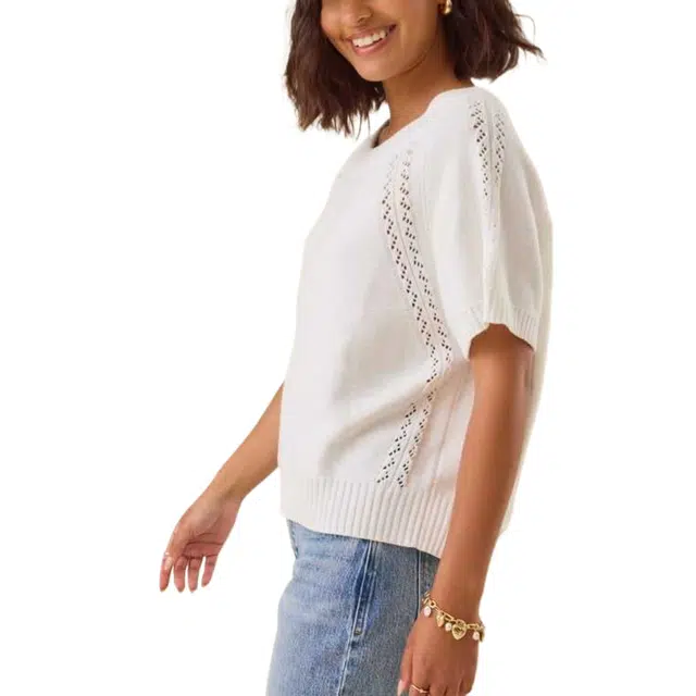 ALTAR'D STATE Maci Crochet Boxy Pullover